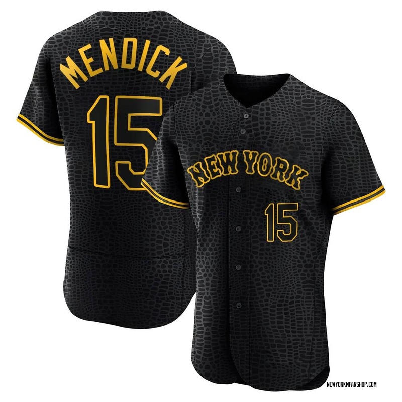 Danny Mendick New York Mets Men's Black Roster Name & Number T-Shirt 