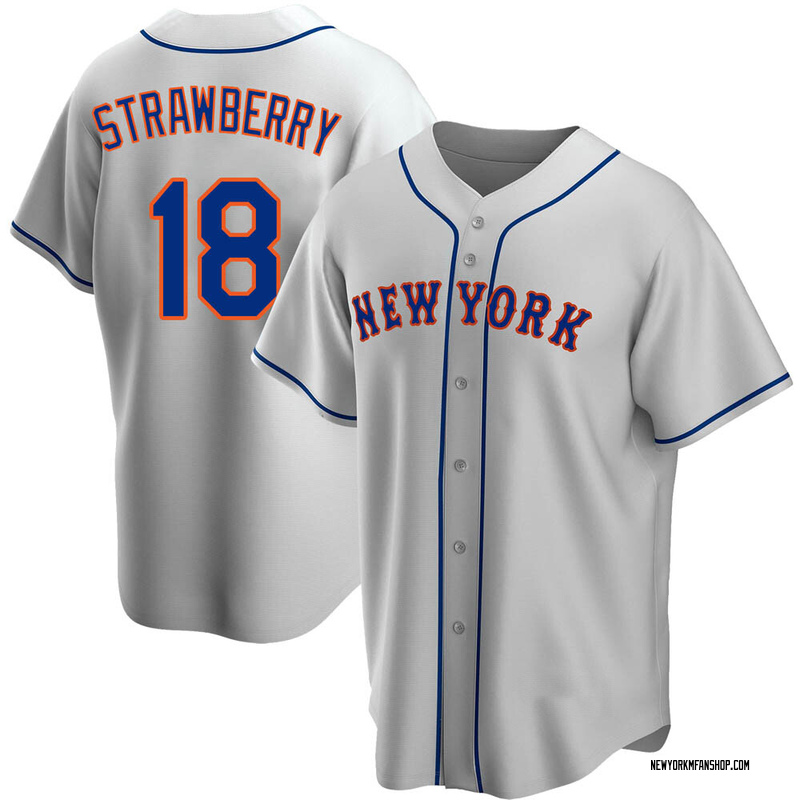 Men's Nike Darryl Strawberry White New York Mets Home