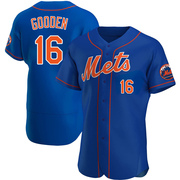 Dwight Gooden Men's New York Mets Alternate Jersey - Royal Authentic