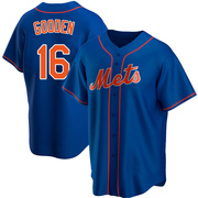 Dwight Gooden Men's New York Mets Alternate Jersey - Royal Replica