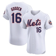 Dwight Gooden Men's New York Mets Home Jersey - White Elite