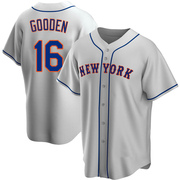 Dwight Gooden Youth New York Mets Road Jersey - Gray Replica