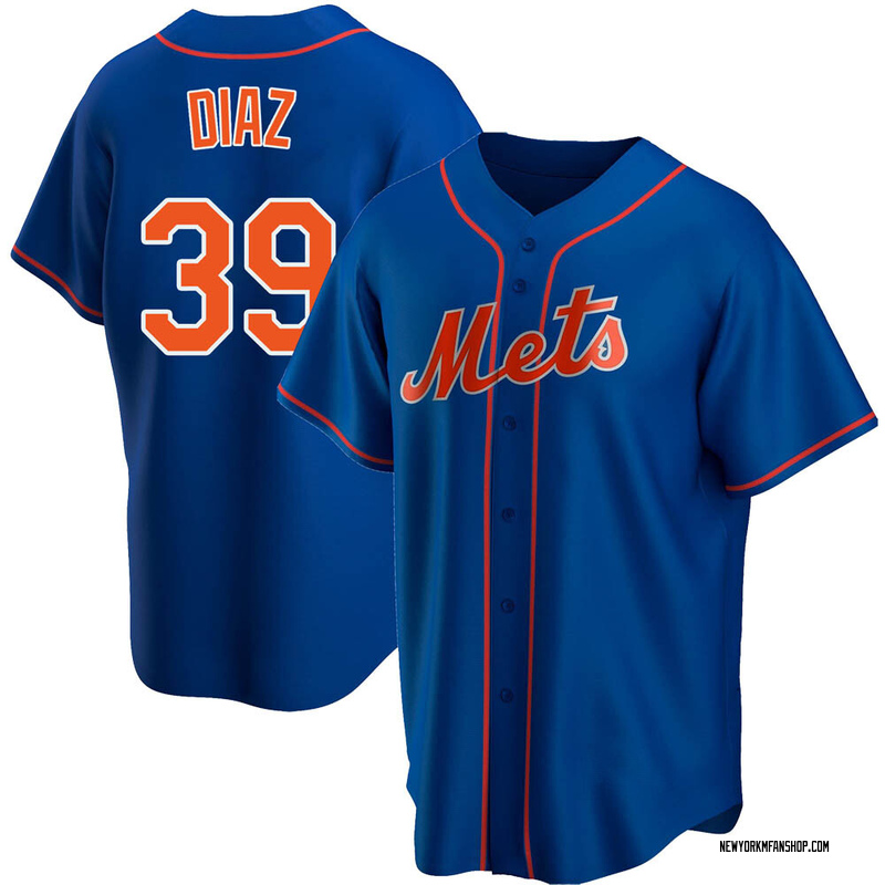 Edwin Diaz Men's Replica New York Mets Black Golden Alternate Jersey - New  York Store