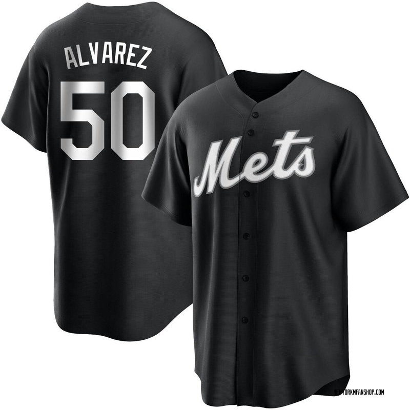 Francisco Alvarez Youth Jersey - NY Mets Replica Kids Home Jersey