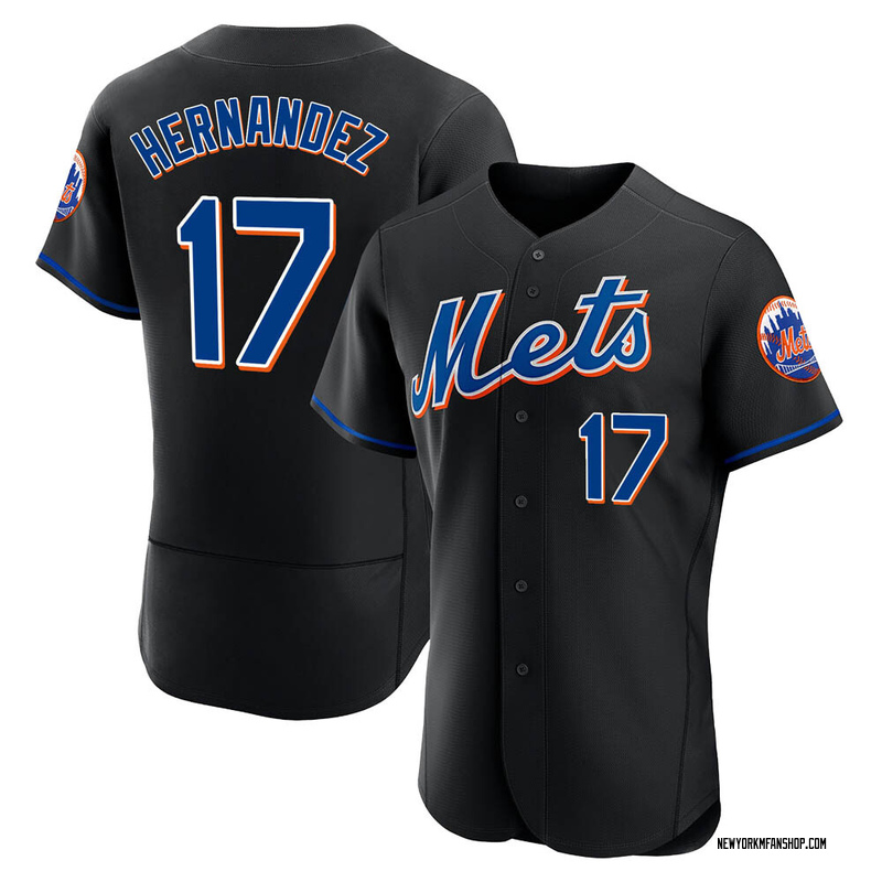 Buy Mets Hernandez #17 Short Sleeve Jersey (B&T) Men's Shirts from