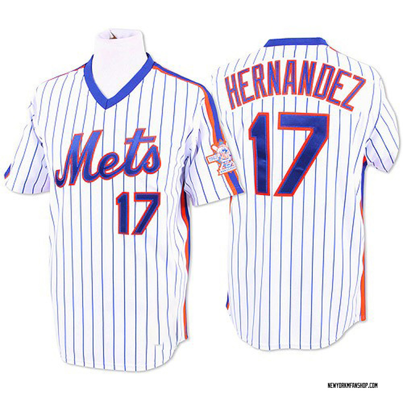 New York Mets KEITH HERNANDEZ #17 Mitchell & Ness 1987 ROAD Jersey