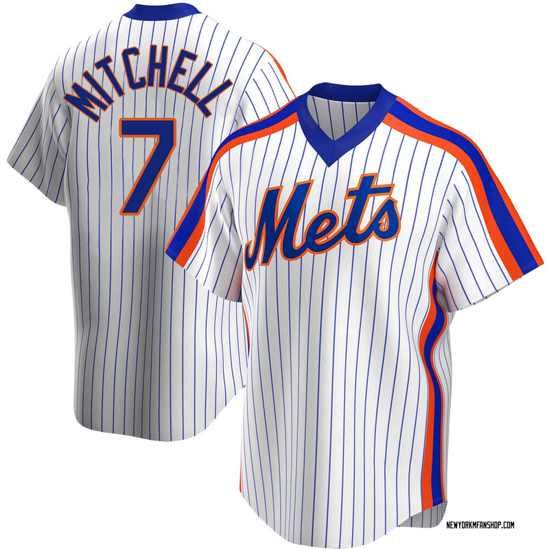 MAJESTIC  KEVIN MITCHELL New York Mets 1986 Cooperstown Baseball Jersey