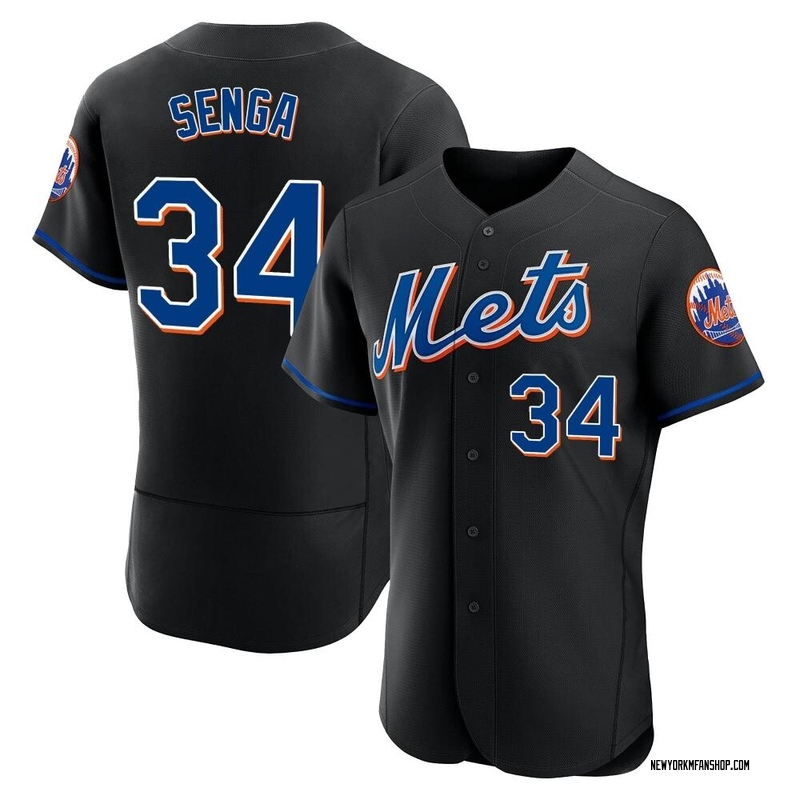 KODAI SENGA SIGNED KANJI METS BLACK CUSTOM JERSEY - BECKETT COA