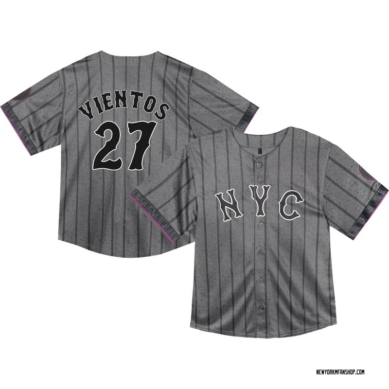 Mark Vientos Toddler New York Mets Graphite 2024 City Connect Jersey - Limited