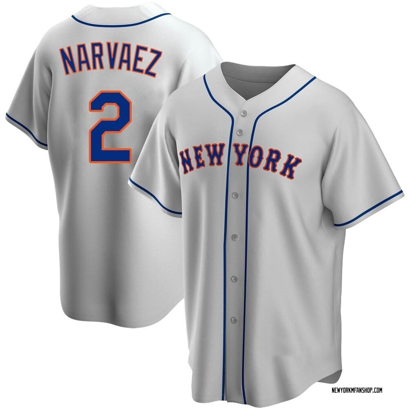 Omar Narvaez New York Mets Women's Royal Roster Name & Number T-Shirt 