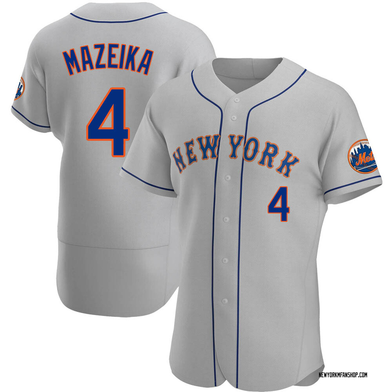 Patrick Mazeika Men's New York Mets Road Jersey - Gray Authentic
