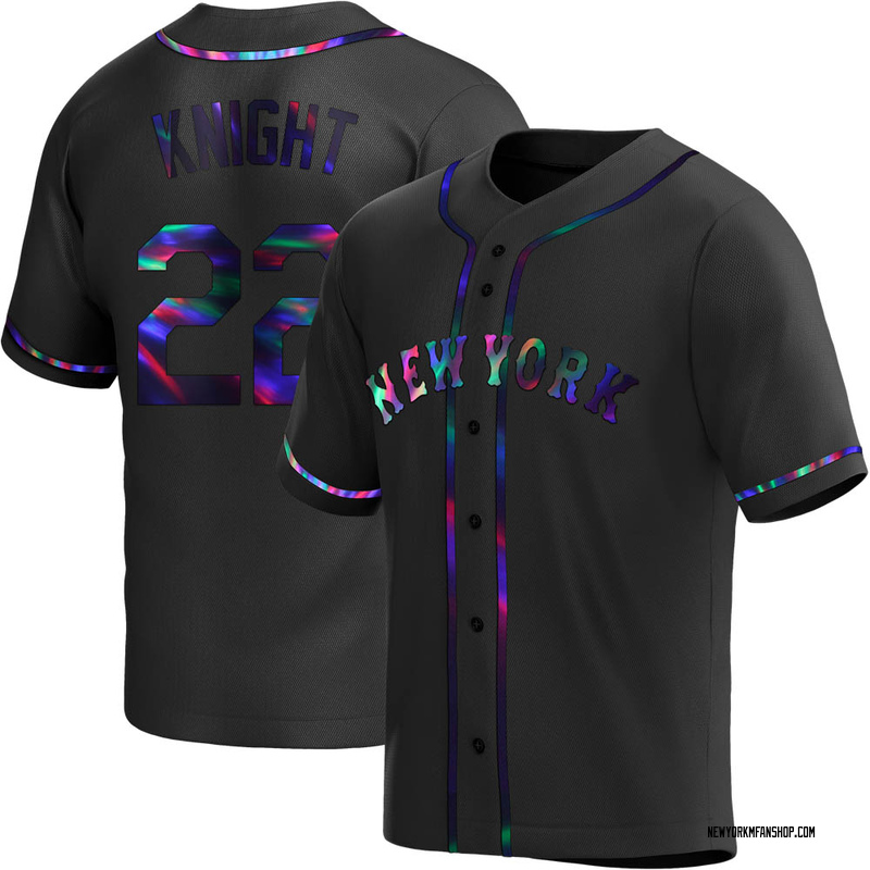 Ray Knight 1986 New York Mets Men's Alternate Blue 25th Cooperstown Jersey