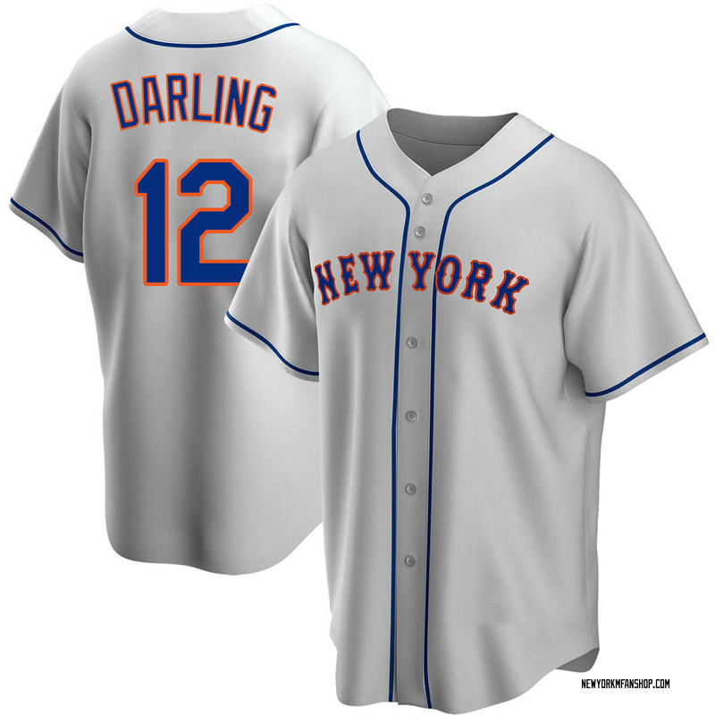 Ron Darling Signed New York Mets Throwback Jersey Inscribed 1986